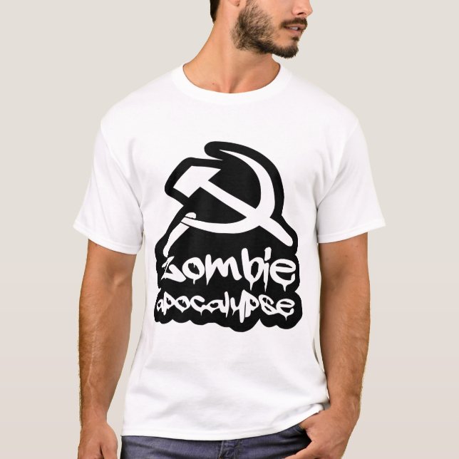 Commie Communist Zombie Apocalypse  # T-Shirt (Front)