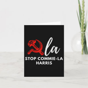 Commie-la Kamala Harris Tim Wheimer Coach 2024 La Card