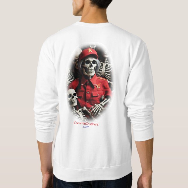 CommieCrushersDesign001 Sweatshirt (Back)