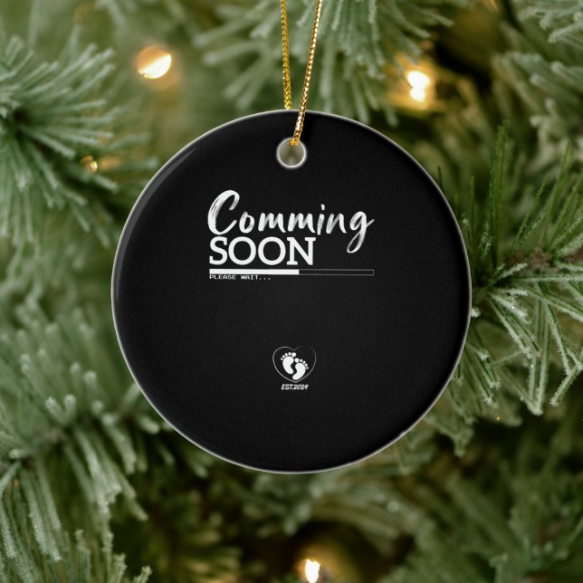 Comming soon est 2024 ceramic tree decoration (Tree)