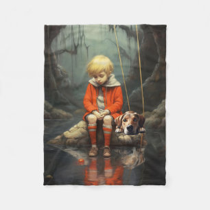 Commiserating Fleece Blanket