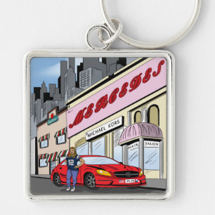 Commission Comic Design Key Ring