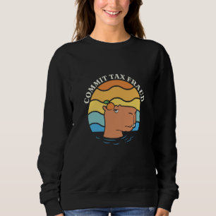Commit Tax Fraud Animals Cappy Sweatshirt