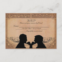 Commitment Ceremony Custom RSVP Card