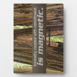 Commitment Inspirational Photo Plaque
