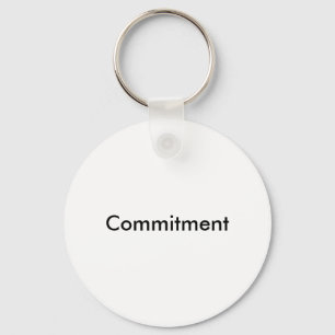 Commitment Keychain/Keyring Key Ring