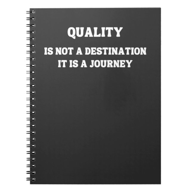 Commitment to Quality: A Journey of Excellence Notebook (Front)