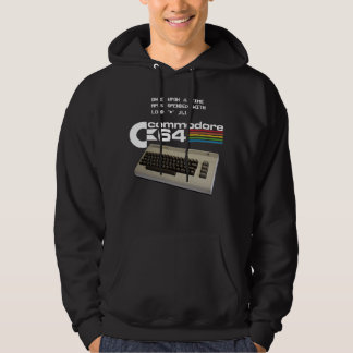 Commodore 64 C64 Logo Computer with Quote Load, 8, Hoodie