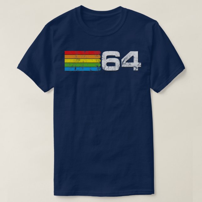 Commodore 64 distressed T-Shirt (Design Front)