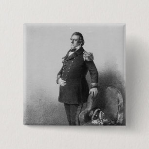 Commodore Matthew Calbraith Perry 15 Cm Square Badge