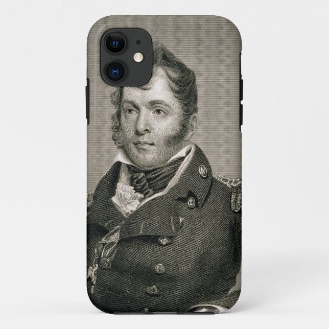 Commodore Oliver Hazard Perry (1785-1819), engrave Case-Mate iPhone Case (Back)
