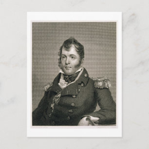 Commodore Oliver Hazard Perry (1785-1819), engrave Postcard