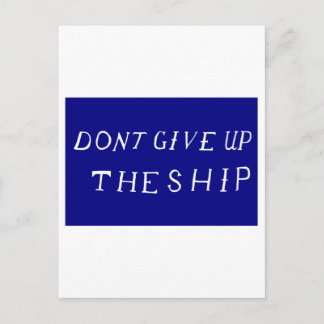 Commodore Perry's Flag Postcard
