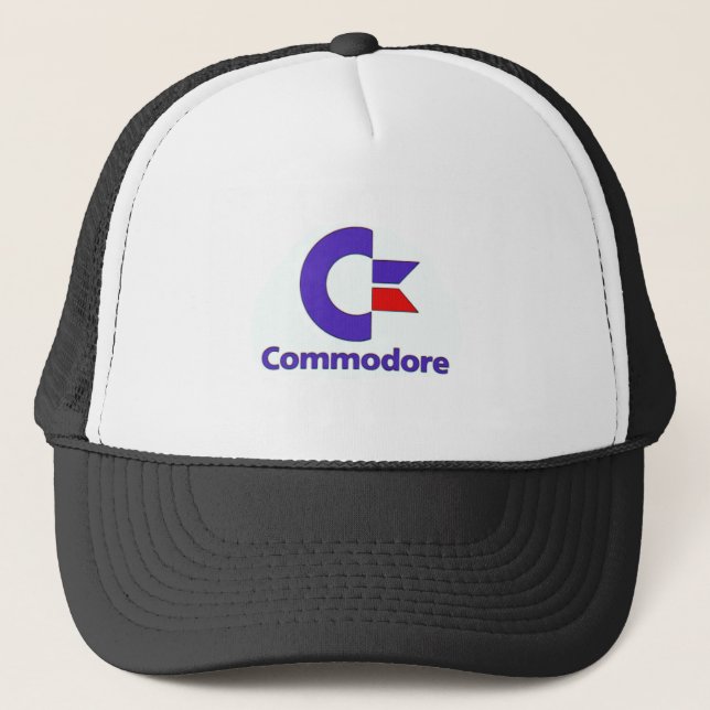 commodore retro trucker hat (Front)