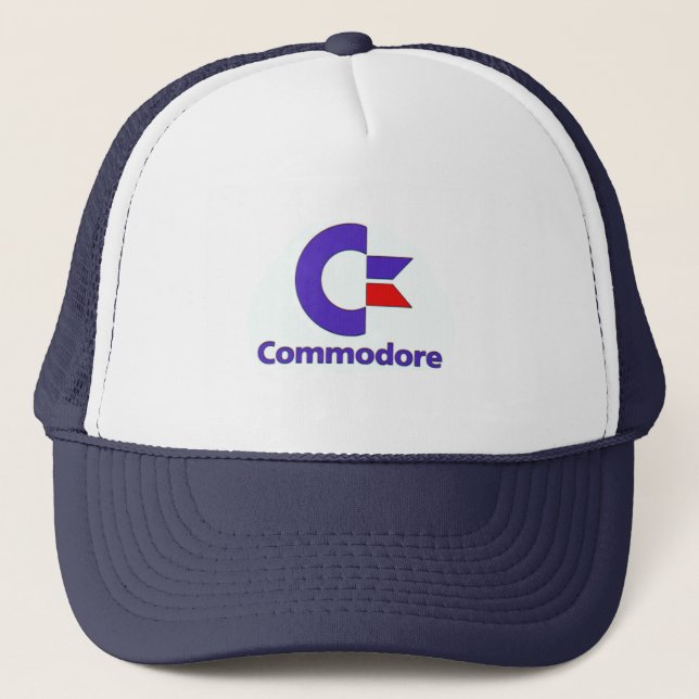 commodore retro trucker hat (Front)
