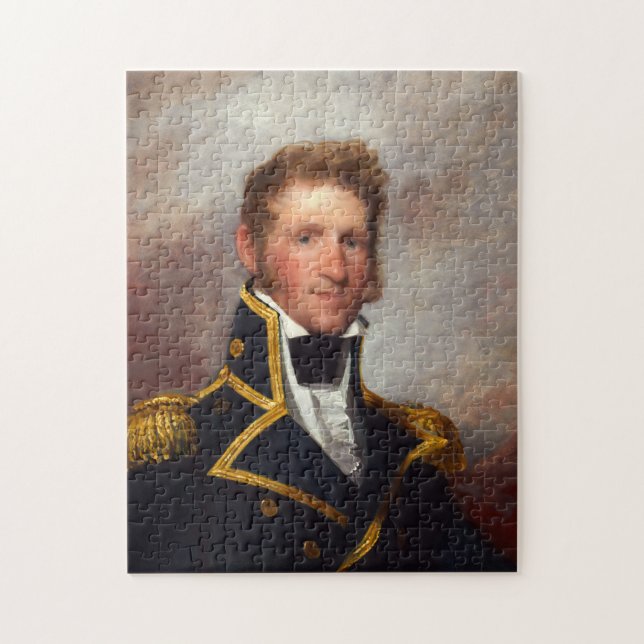 Commodore Thomas Macdonough by Gilbert Stuart Jigsaw Puzzle (Vertical)