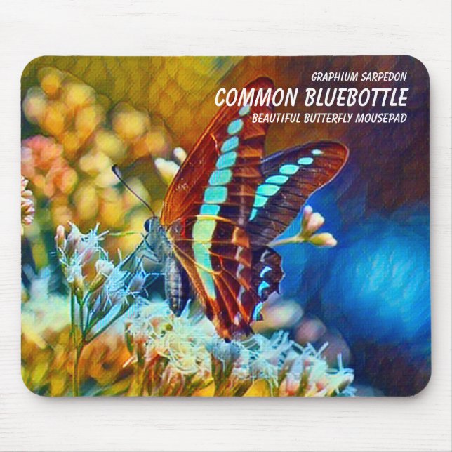 Common Bluebottle Mouse Pad (Front)