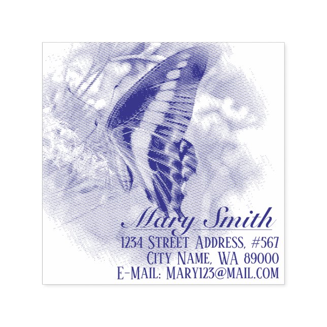 Common Bluebottle Self-inking Stamp (Design)