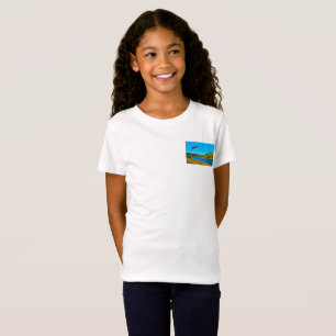Common Buzzard in flight over Ladybower reservoir T-Shirt