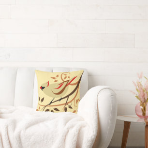 Common Cardinal Cushion