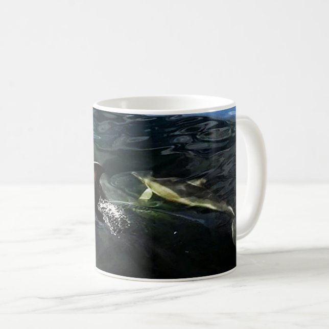 Common Dolphin Mom and Baby Mug (Front Right)