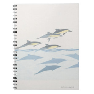 Common Dolphins Spiral Notebook