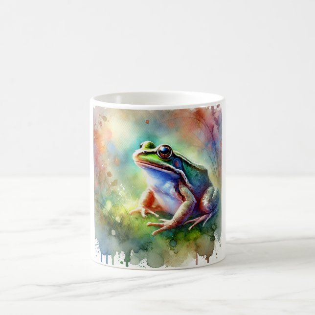 Common frog 131024AREF112 - Watercolor Coffee Mug (Center)