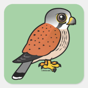 Common Kestrel Square Sticker