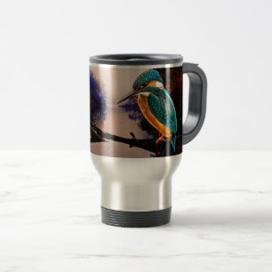Common Kingfisher Travel Mug