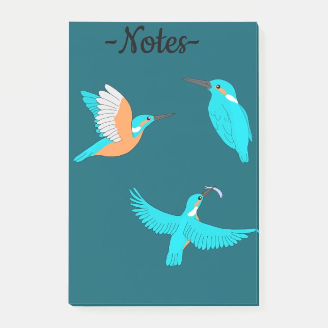 Common Kingfishers Post-it Notes (Front)