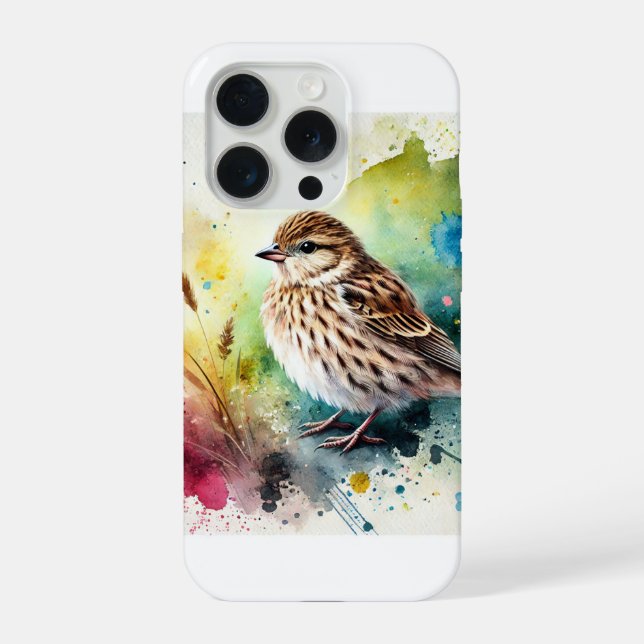 Common Linnet 210724AREF102 - Watercolor iPhone Case (Back)