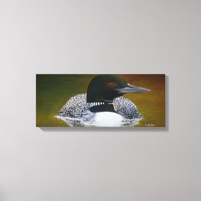 Common Loon Canvas Print (Front)