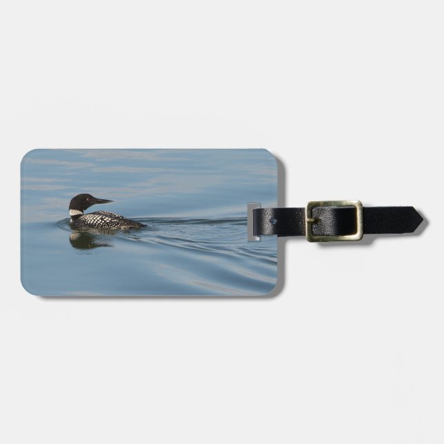 Common Loon Luggage Tag (Front Horizontal)