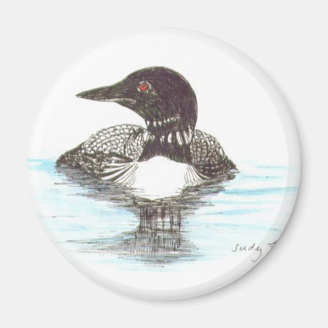Common Loon Magnet (Front)