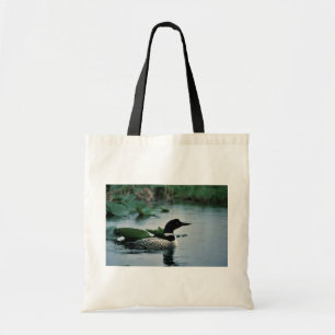 Common Loon on Water Tote Bag