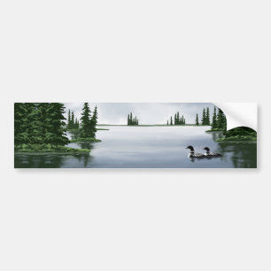 Common Loons Bumper Sticker