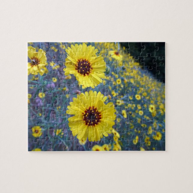 Common Madia Flowers at Sequoia National Park Jigsaw Puzzle (Horizontal)