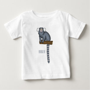 Common marmoset cartoon illustration baby T-Shirt