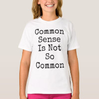 Common Sense Is Not So Common