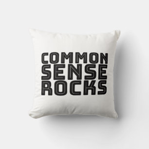 Common Sense - Logic Humour Cushion