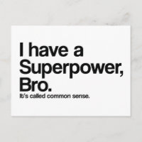 Common Sense Superpower