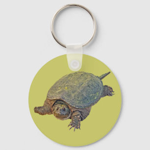 Common Snapping Turtle - Chelydra serpentina Key Ring