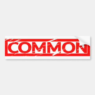 Common Stamp Bumper Sticker