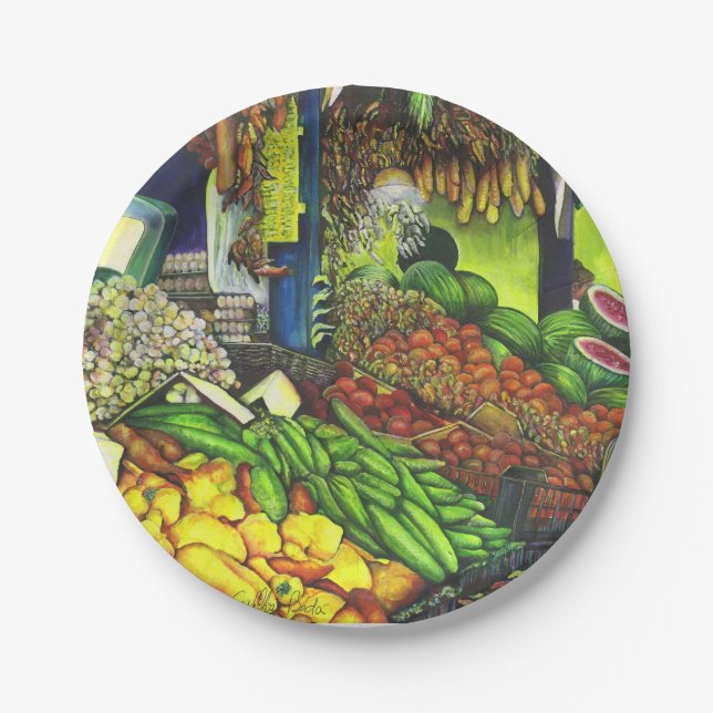 Common Threads of Human Interactions, Budapest Paper Plate (Front)