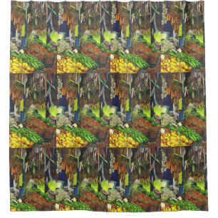 Common Threads of Human Interactions, Budapest Shower Curtain