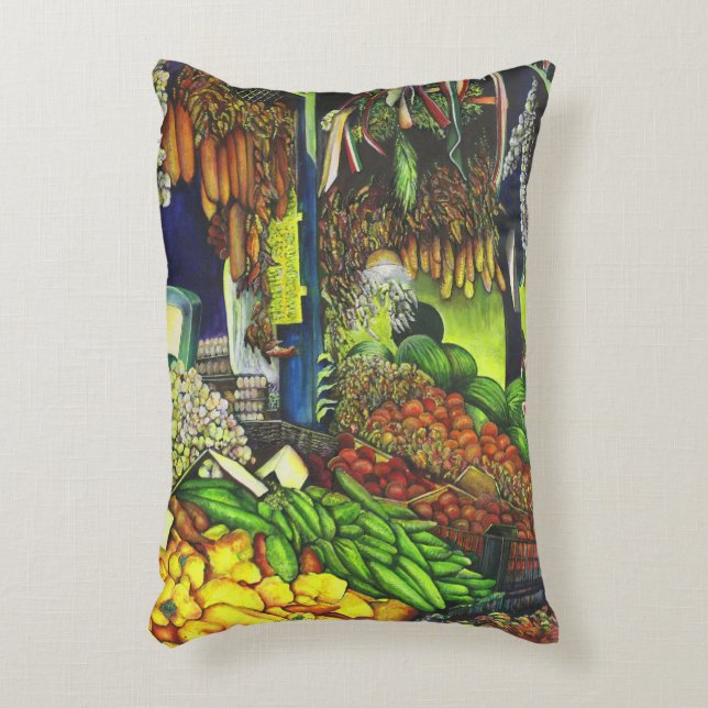 Common Threads of Human Interactions Decorative Cushion (Front(Vertical))