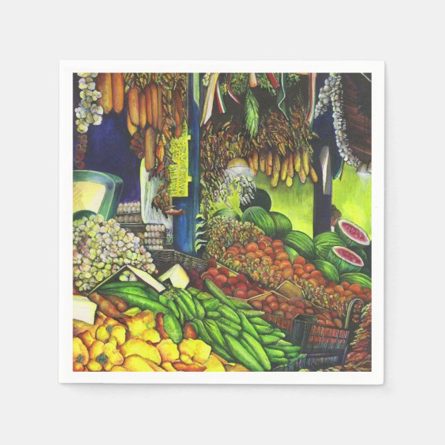 Common Threads of Human Interactions Napkin (Front)