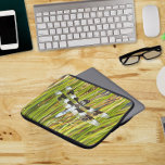 Common Whitetail Skimmer Dragonfly Photo Laptop Sleeve<br><div class="desc">For nature lovers! Protective,  zippered laptop sleeve that features the photo image of a Common Whitetail dragonfly,  also known as a Long-tailed Skimmer. Select your laptop sleeve size.</div>