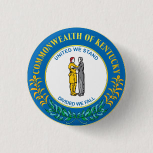 Commonwealth of Kentucky 3 Cm Round Badge