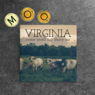 Commonwealth of Virginia   Smell Our Dairy Air Magnet